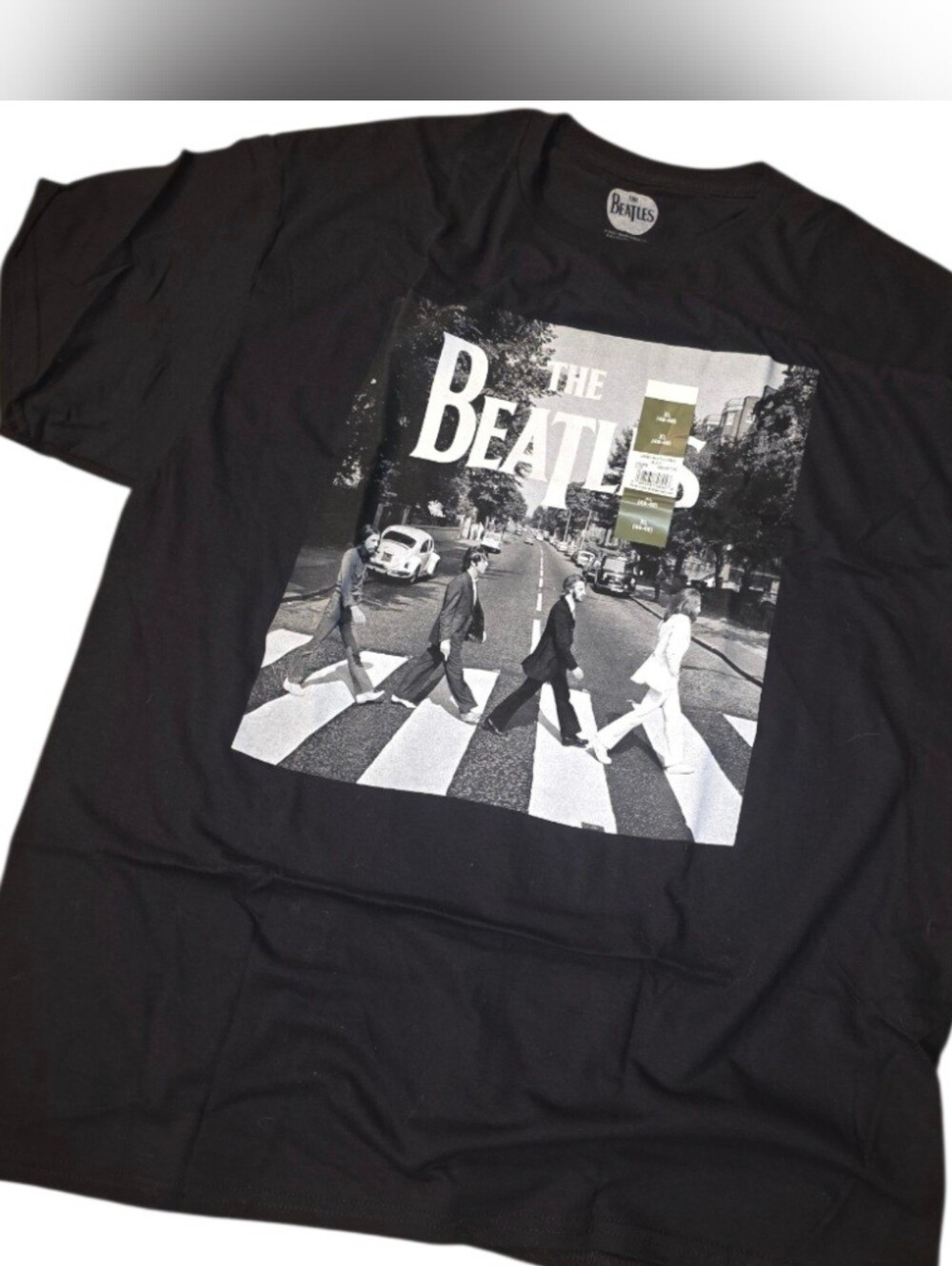 NWT THE BEATLES Abbey Road Black Graphic Tee Shirt Men's XL. Non smoking home. - Picture 2 of 7